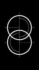 IPS Nixie clock dial face preview for Technical Rings.