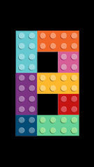 IPS Nixie clock dial face preview for Color Pixel Blocks.